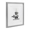 Stupell Industries Caffeinate Then Kick Butt Framed Print Under Glass, design by Seven Trees Design